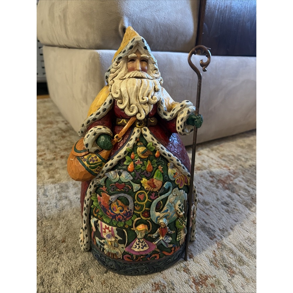 Jim Shore Heartwood Creek Santa  2005 My True Love Gave To Me